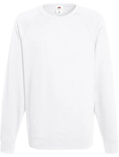 Lightweight Raglan Sweat Pánská raglánová mikina model 22447512 white - Fruit of the Loom