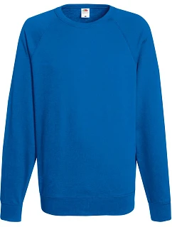 Lightweight Raglan Sweat Pánská raglánová mikina model 22447535 royal blue - Fruit of the Loom