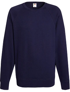 Lightweight Raglan Sweat Pánská raglánová mikina model 22447541 deep navy - Fruit of the Loom