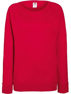 LadyFit Raglan Sweat Dámská raglánová mikina red model 22434210 - Fruit of the Loom