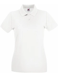 LadyFit Premium Polo Dámské piqué polo model 22442153 white - Fruit of the Loom
