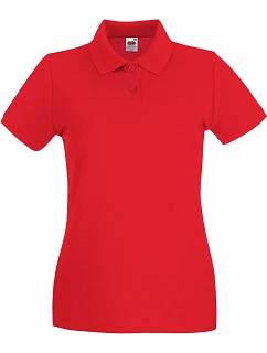 LadyFit Premium Polo Dámské piqué polo model 22442216 red - Fruit of the Loom