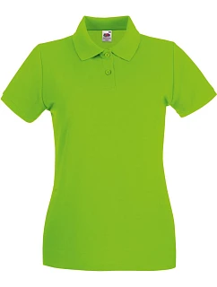 LadyFit Premium Polo Dámské piqué polo model 22442195 lime - Fruit of the Loom