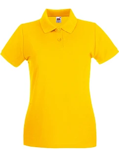 LadyFit Premium Polo Dámské piqué polo model 22442202 sunflower - Fruit of the Loom