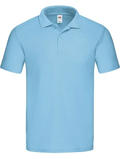 Original Polo Pánské piqué polo model 22449699 sky blue - Fruit of the Loom