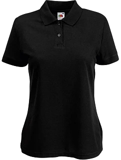 LadyFit 65/35 Polo Dámské piqué polo model 22426803 black - Fruit of the Loom