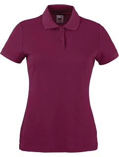 LadyFit 65/35 Polo Dámské piqué polo model 22426831 burgundy - Fruit of the Loom