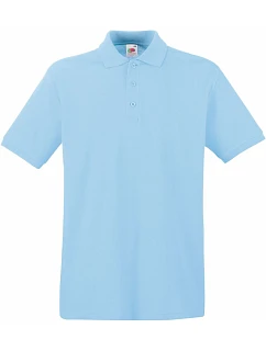 Premium Polo Piqué polo model 22441187 sky blue - Fruit of the Loom