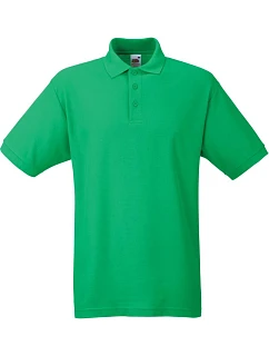 65/35 Pique Polo Piqué polo model 22531145 kelly green - Fruit of the Loom