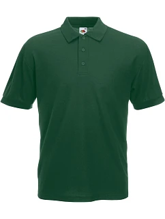 65/35 Pique Polo Piqué polo model 22531138 bottle green - Fruit of the Loom