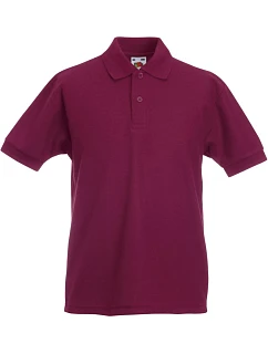 Kids 65/35 Polo Dětské piqué polo model 22419871 burgundy - Fruit of the Loom