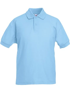 Kids 65/35 Polo Dětské piqué polo model 22419892 sky blue - Fruit of the Loom