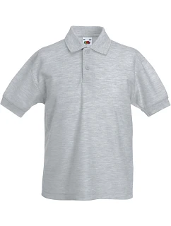 Kids 65/35 Polo Dětské piqué polo model 22419833 heather grey - Fruit of the Loom