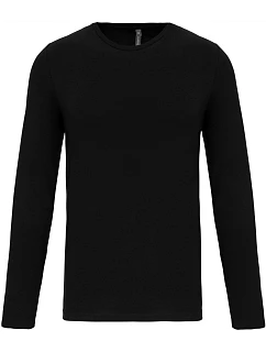 K Elastické tričko s dlouhým rukávem 20. black model 22422586 - Kariban