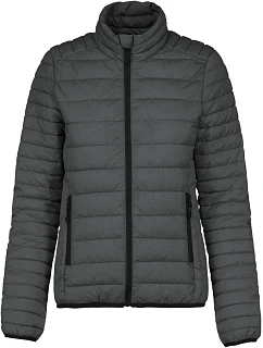 K Lehká dámská prošívaná bunda 20. marl dark grey model 22512433 - Kariban