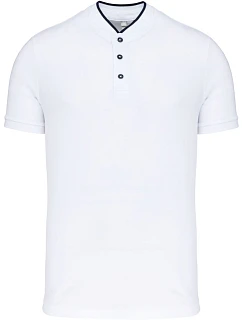 K 223 Pánské polo s límcem white/navy model 22506429 - Kariban