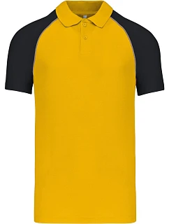 K 226 Baseballové piqué polo  grey/black model 22506497 - Kariban
