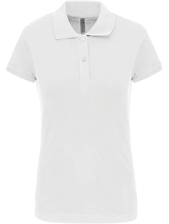 K 240 Dámské elastické piqué polo model 22506628 white - Kariban