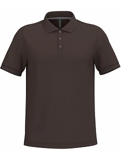 K 241 Pánské piqué polo model 22506712 chocolate - Kariban