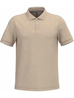 K 241 Pánské piqué polo model 22506696 light sand - Kariban