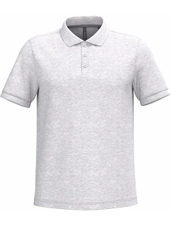 K 241 Pánské piqué polo model 22506688 ash heather - Kariban