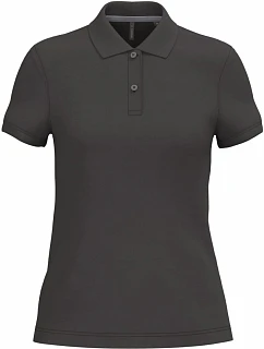 K 242 Dámské piqué polo model 22506811 dark grey - Kariban