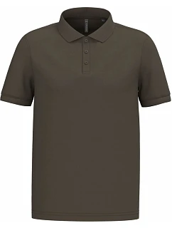 Kariban K 254 Pánské piqué polo 20.K254 dark khaki