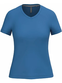 K Dámské tričko s výstřihem do V 20.K light royal blue model 22508305 - Kariban
