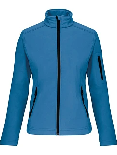 K 400 Dámská 3vrstvá softshellová bunda model 22508686 aqua blue - Kariban