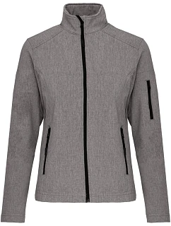 K 400 Dámská 3vrstvá softshellová bunda model 22508632 marl grey - Kariban
