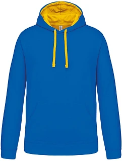 K 446 Kontrastní mikina s kapucí light royal model 22509431 - Kariban