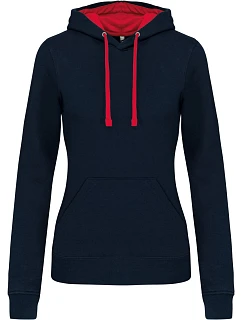 K 465 Dámská mikina s kontrastní kapucí model 22509620 - Kariban