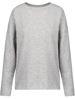 K 471 Dámská oversize mikina model 22509633 light grey heather - Kariban