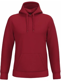 Kariban K 476 Pánská mikina s kapucí 20.K476 cherry red