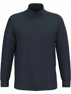 K Mikina s 1/4 zipem 20.K navy model 22435313 - Kariban
