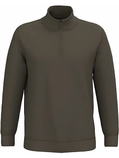 K Mikina s 1/4 zipem 20.K dark khaki model 22435226 - Kariban