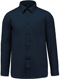 K Popelínová košile s dlouhým rukávem 20.K navy model 22510071 - Kariban