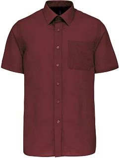 K Popelínová košile s krátkým rukávem 20.K wine model 22510435 - Kariban