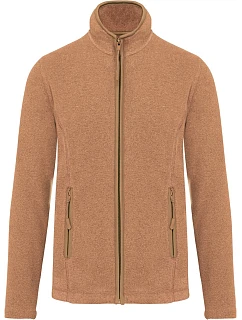 K 907 Dámská mikrofleecová bunda  camel heather model 22511350 - Kariban