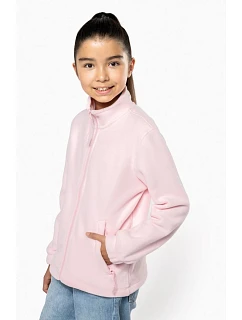 Kariban K 920 Dětská mikrofleecová bunda 20.K920 pale pink