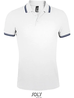 SOL'S Pasadena Men Pánské piqué polo model 22521809 white/navy