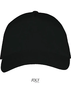 SOL'S Long Beach 5 panelová sandwich kšiltovka model 22521348 black