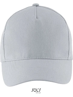 SOL'S Long Beach 5 panelová sandwich kšiltovka model 22521356 pure grey