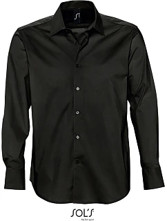 SOL'S Elastická košile s dlouhým rukávem black model 22459962