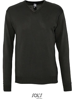 SOL'S Galaxy Men Pánský svetr s výstřihem do V model 22519793 black