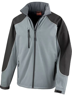 R 3vrstvá softshell bunda s kapucí 30. grey/black model 22427250 - Result