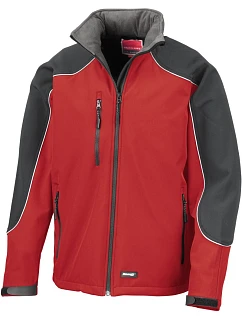 R 3vrstvá softshell bunda s kapucí 30. red/black model 22427258 - Result