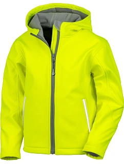 R Dětská 3vrstvá softshellová bunda s kapucí neon model 22427993 - Result
