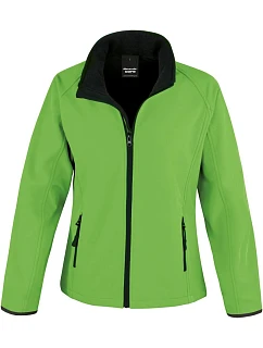 R Dámská 2vrstvá softshell bunda "Printable" 30. green/black model 22428104 - Result