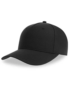 5 panelová baseballová kšiltovka black model 22479013 - Atlantis Headwear